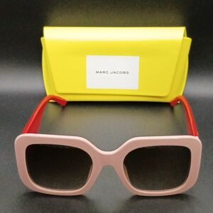 Marc Jacobs Pink and Red Sunglasses